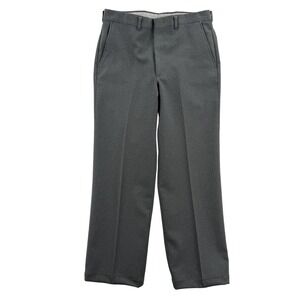 Vintage Sears Sportswear Dress Pants‎ Mens 32x28 Gray Perma-Prest Regular Fit
